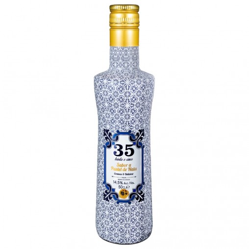 Licor 35 - Edição especial - Sabor a Pastel de Nata