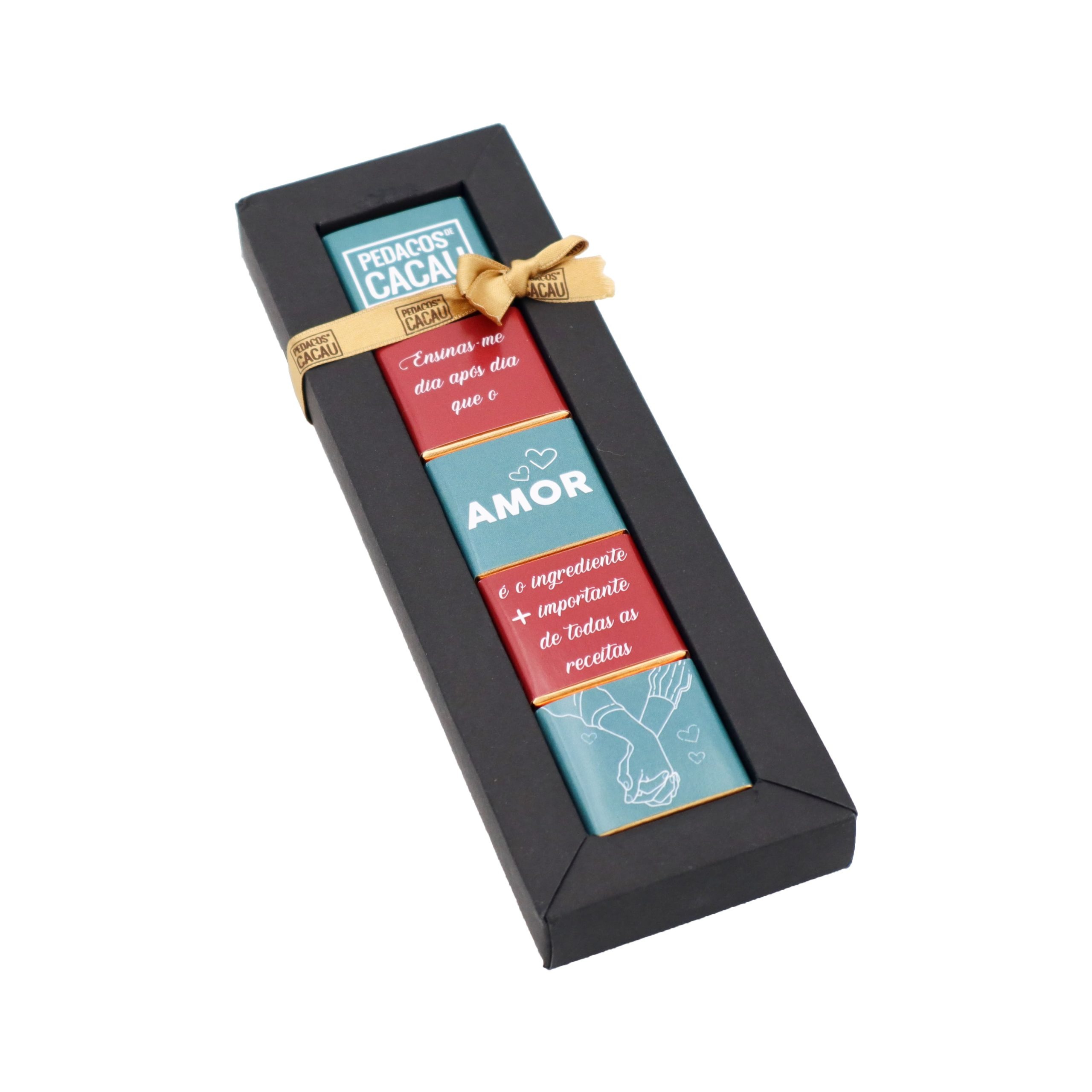 Caixa de 5 Napolitanas - O Amor é o Ingrediente Mais Importante