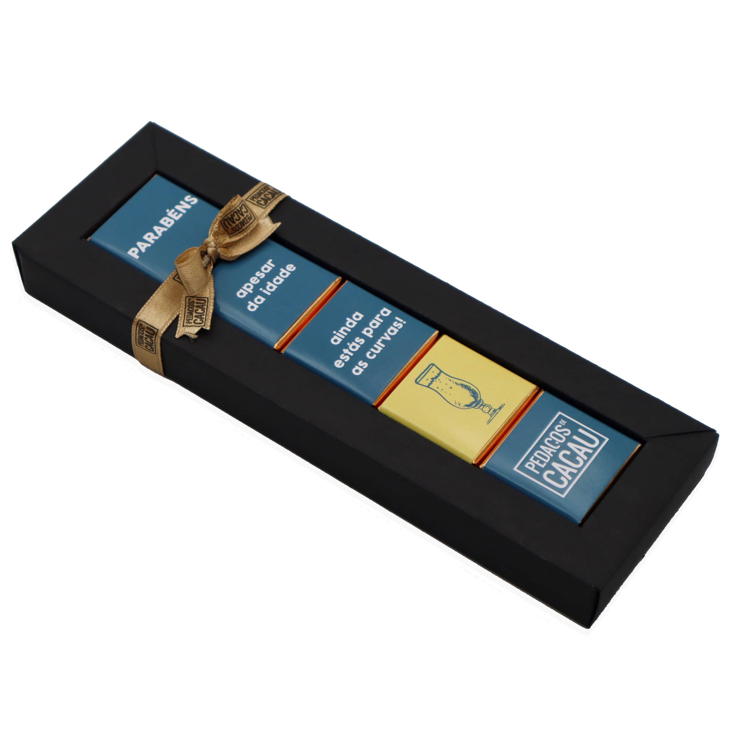 Caixa de 5 Napolitanas - Parabéns às Curvas