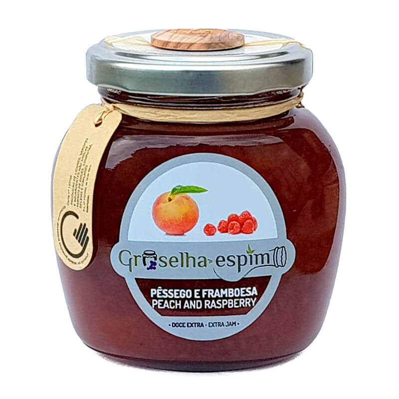 Doce de Pêssego e Framboesa