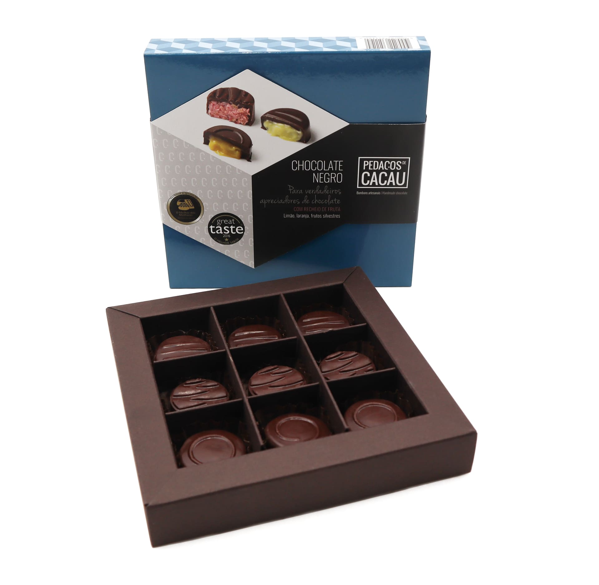 Caixa 9 Bombons - Frutados