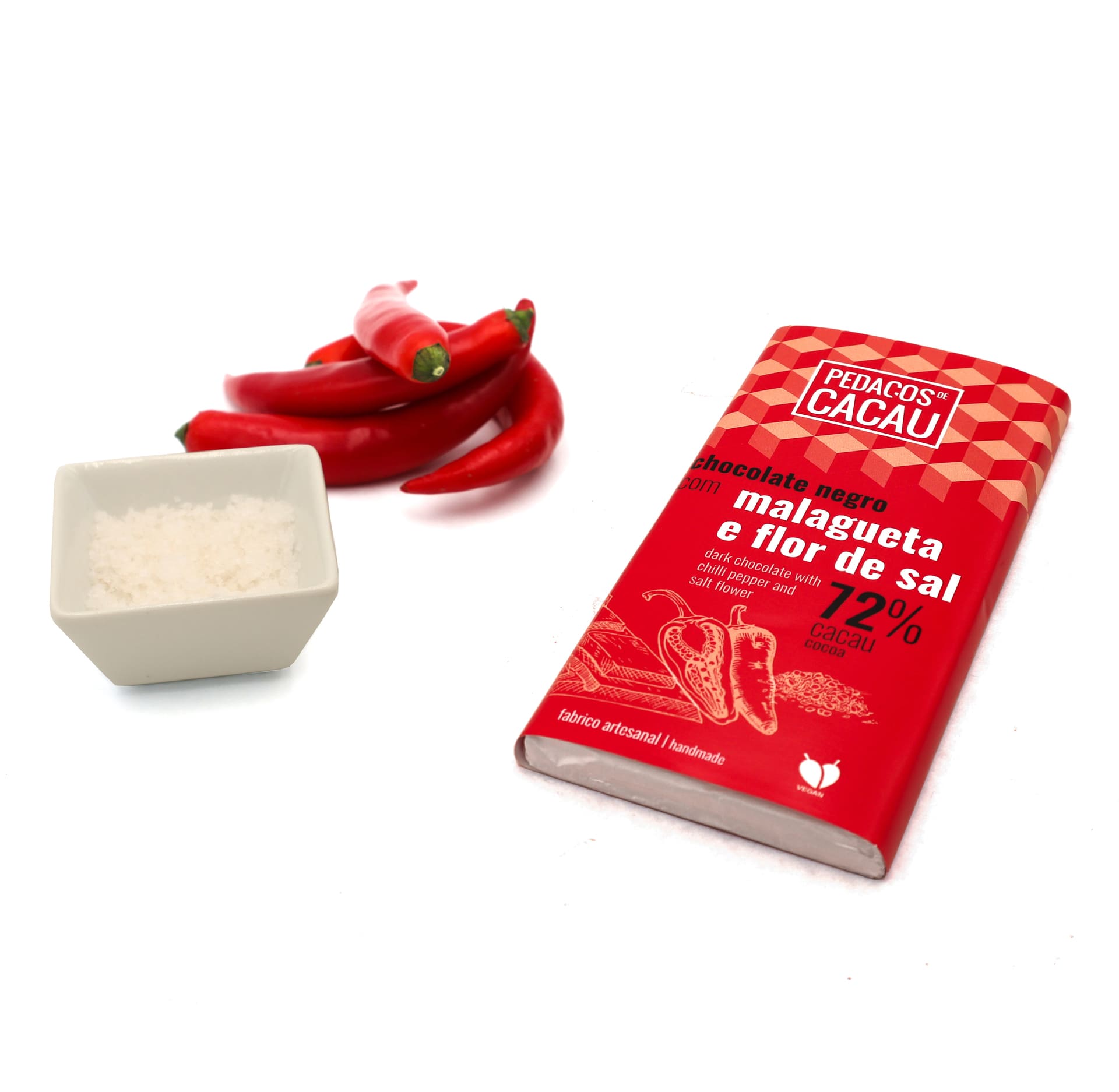 Tablete 100g - Malagueta e Flor de Sal